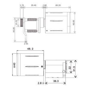 DXEC50-Dimensions
