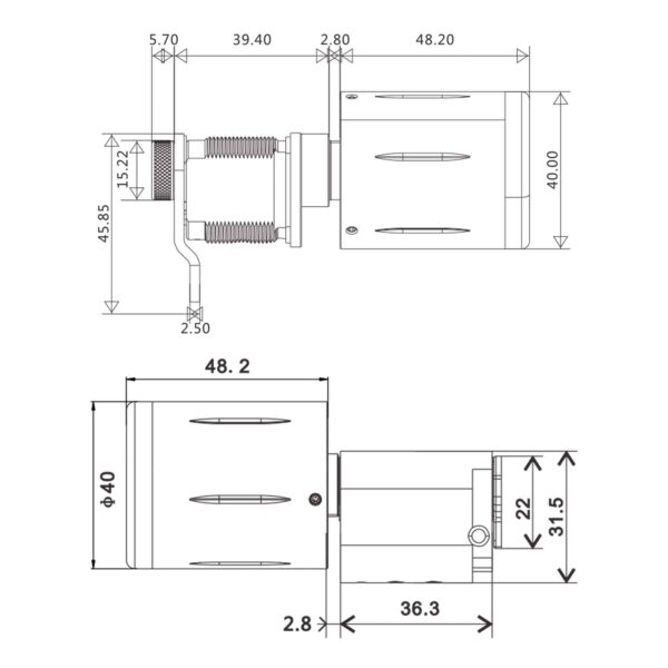 DXEC50-Dimensions