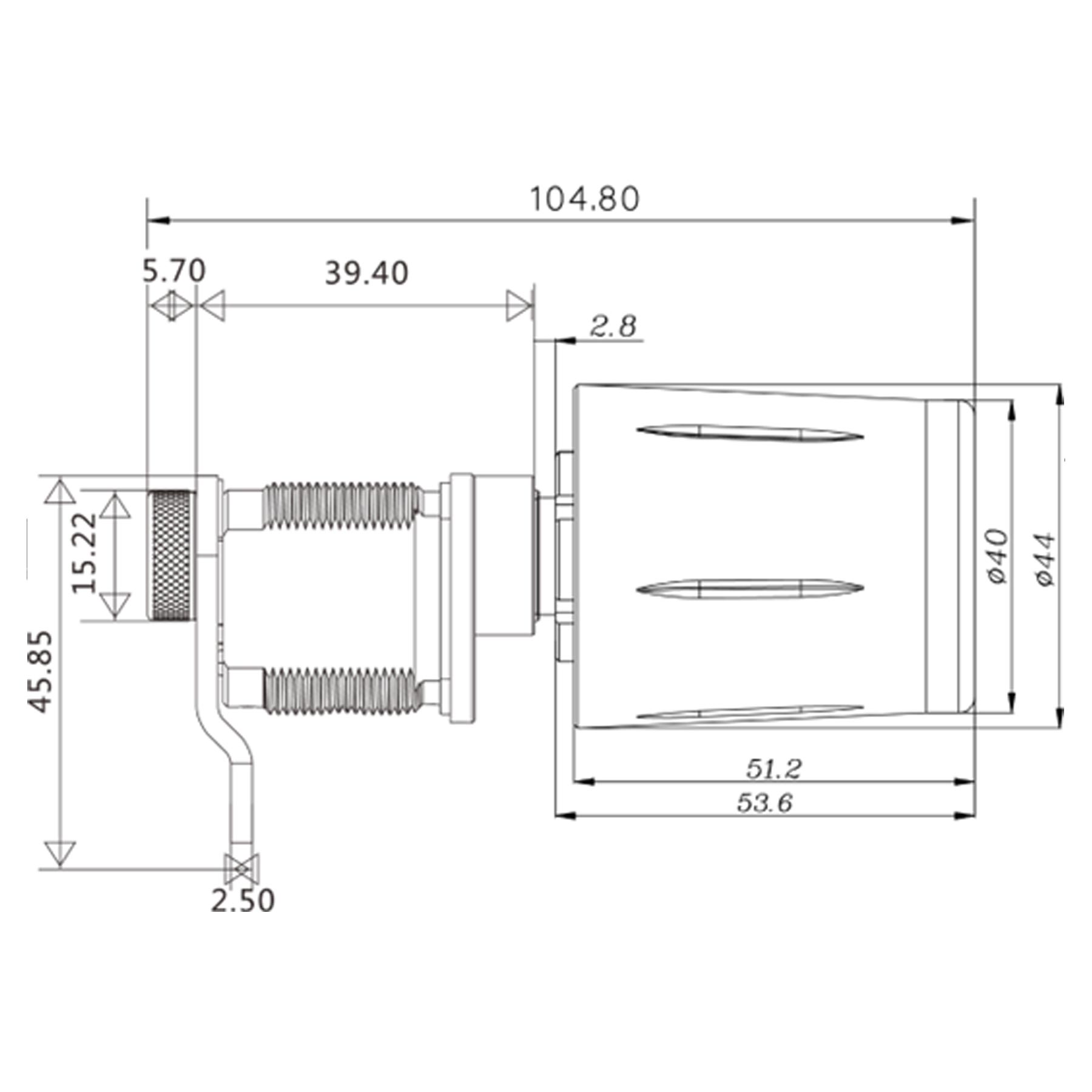 DXSC40-Dimensions