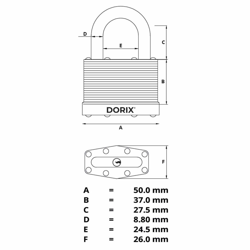 DXMP03-50mm-Dimensions
