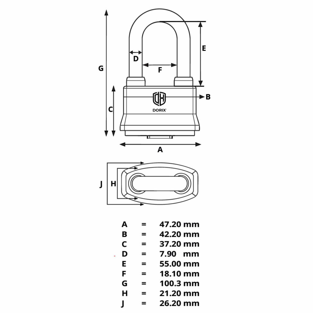 DXMP04-45mm-L-Dimensions