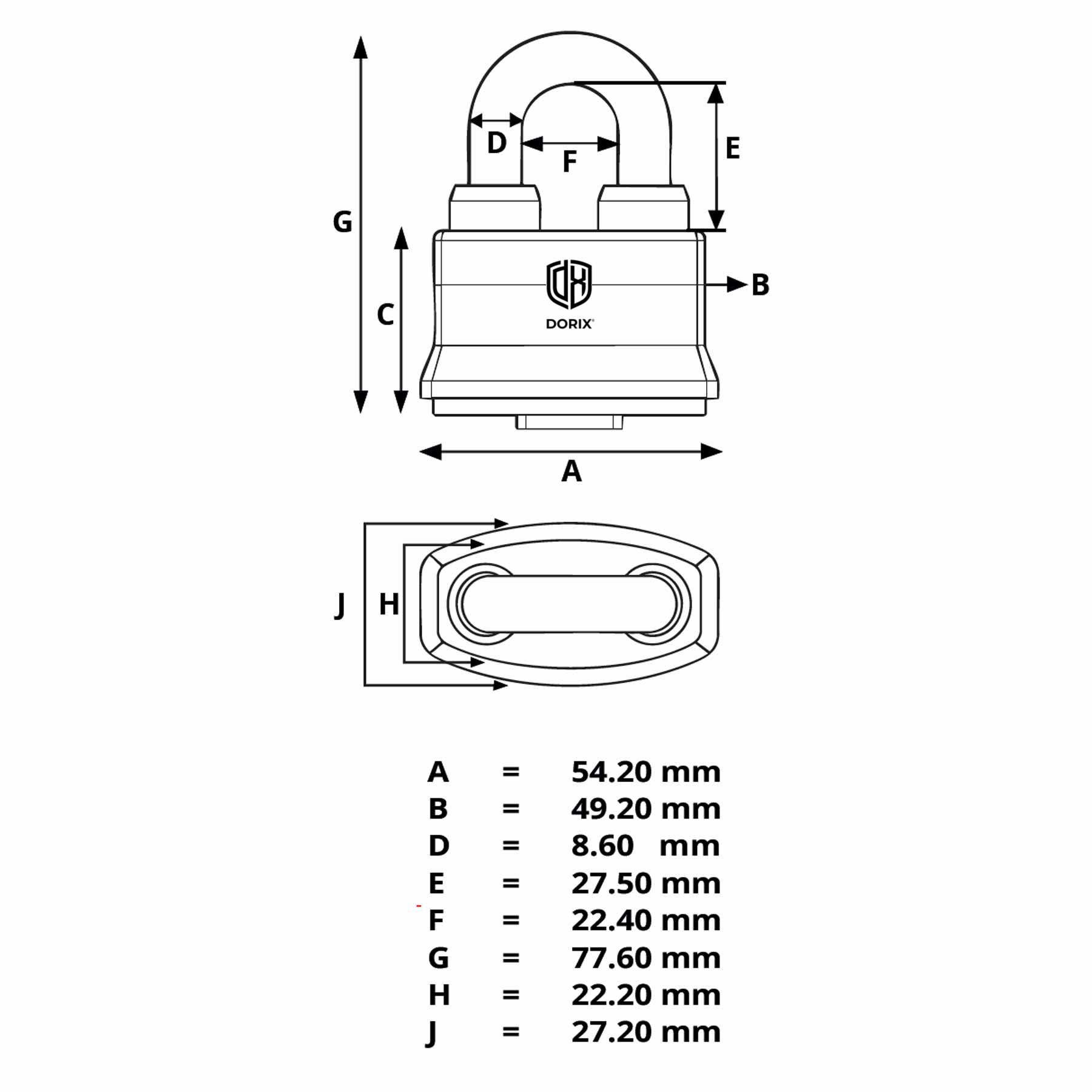 DXMP04-50mm-Dimensions
